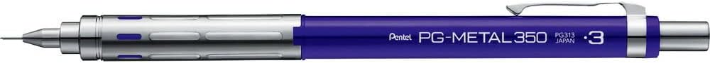 Pentel Mechanical Pencil PG-METAL350 0.3mm, Deep Blue, PG313-C