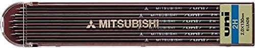 uni Mitsubishi Pencil uniHodler Refill 2H, ULN2H, Set of 7