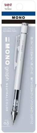 Tombow Mechanical Pencil MONO graph 0.5 Neutral Color, 0.5mm, Matte Gray, DPB-141B, Set of 10