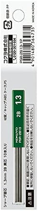 KOKUYO Mechanical Pencil Lead Refill 1.3mm 2B, Packed, PSR-2B13-1P, Set of 10