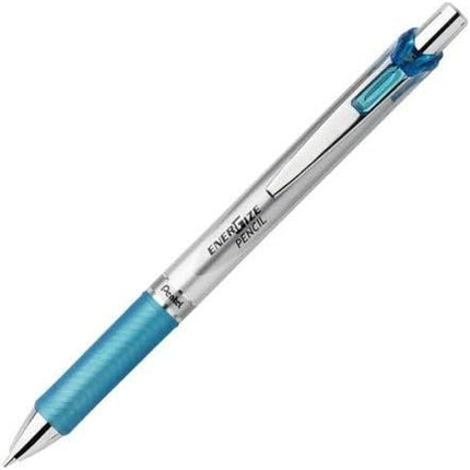 Pentel Mechanical Pencil Energize Pencil 0.5mm, Silver Sky Blue, PL75-S