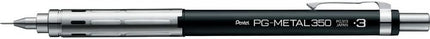 Pentel Mechanical Pencil PG-METAL350 0.3mm, Black, PG313-A