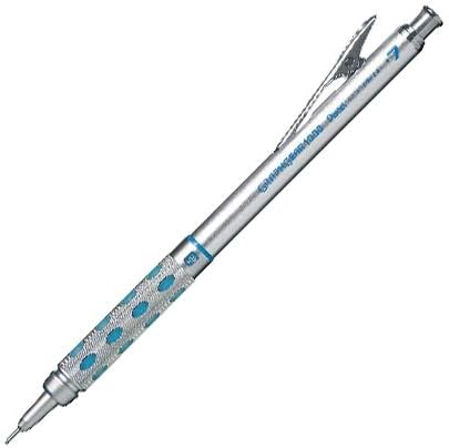 Pentel Mechanical Pencil GraphGear 1000 0.7mm, Silver, PG1017, Set of 2