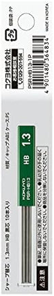 KOKUYO Mechanical Pencil Lead Refill 1.3mm HB, Packed, PSR-HB13-1P, Set of 10