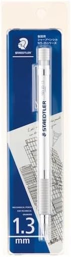 STAEDTLER Silver Series Drafting Mechanical Pencil 925 25, 1.3mm, Blister Pack, 92525 13BK