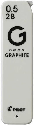 PILOT Mechanical Pencil Lead Refill neox GRAPHITE 0.5mm 2B, HRFG-05-2B