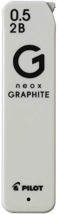 PILOT Mechanical Pencil Lead Refill neox GRAPHITE 0.5mm 2B, HRFG-05-2B