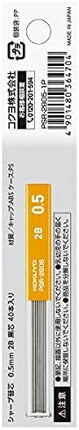 KOKUYO Mechanical Pencil Lead Refill 0.5mm 2B, Packed, SR-2B05-1P
