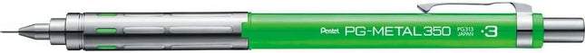 Pentel Mechanical Pencil PG-METAL350 0.3mm, Green, PG313-D