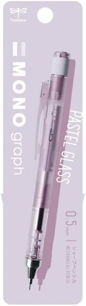 Tombow Mechanical Pencil MONO graph 0.5 Limited Pastel Color, 0.5mm, Glass Purple, DPA-149E