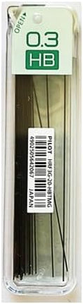 PILOT Mechanical Pencil Lead Refill neox GRAPHITE 0.3mm HB, HRF3G-20-HBTMG