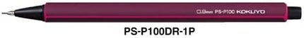 KOKUYO Mechanical Pencil Enpitsu Sharp, 0.9mm Wine Red, PS-P100DR-1P, Set of 10