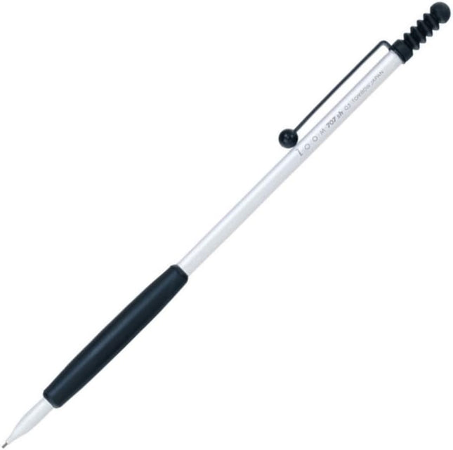 Tombow Mechanical Pencil ZOOM 707, 0.5mm, White Black, with Gift Case, SH-ZS03AZ