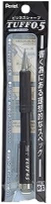 Pentel Mechanical Pencil Tuff, 0.5mm, Black, XQE5-A, Set of 3