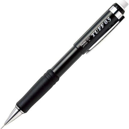 Pentel Mechanical Pencil Tuff, 0.5mm, Black, XQE5-A, Set of 10