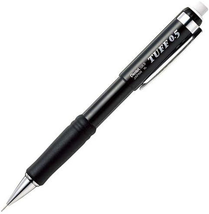 Pentel Mechanical Pencil Tuff, 0.5mm, Black, XQE5-A, Set of 10