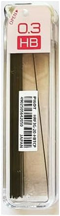PILOT Mechanical Pencil Lead Refill neox GRAPHITE 0.3mm HB, HRF3G-20-HBTCP