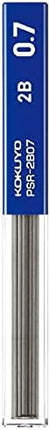 KOKUYO Mechanical Pencil Lead Refill 0.7mm 2B, Packed, PSR-2B07-1P, Set of 10