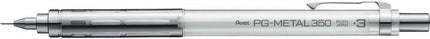 Pentel Mechanical Pencil PG-METAL350 0.3mm, Clear White, PG313-TW