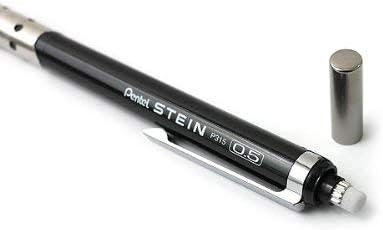 Pentel Mechanical Pencil Stein 0.5mm, Metallic Black, XP315-MA