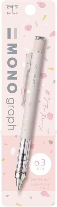 Tombow Mechanical Pencil MONO graph, Limited Sheer Stone, 0.3mm, Pink Beige, DPA-143D