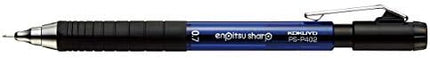 KOKUYO Mechanical Pencil Enpitsu Sharp TypeM Rubber Grip, 0.7mm Blue, PS-P402B-1P, Set of 5