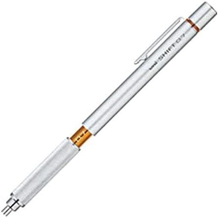 uni Mitsubishi Pencil Mechanical Pencil, SHIFT, 0.7mm, Silver, M7-1010, M71010.26, Set of 2