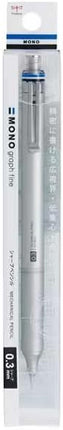 Tombow Mechanical Pencil MONO graph fine 0.3, 0.3mm, Silver, DPA-111A, Set of 3