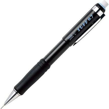 Pentel Mechanical Pencil Tuff, 0.7mm, Black, XQE7-A, Set of 10