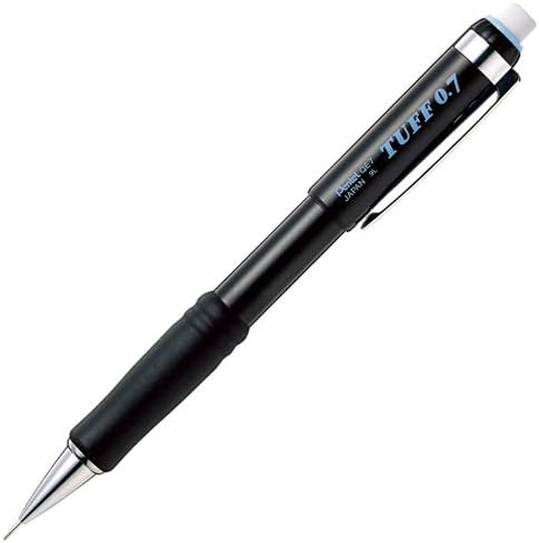 Pentel Mechanical Pencil Tuff, 0.7mm, Black, XQE7-A, Set of 10