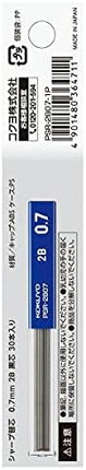 KOKUYO Mechanical Pencil Lead Refill 0.7mm 2B, Packed, PSR-2B07-1P, Set of 10