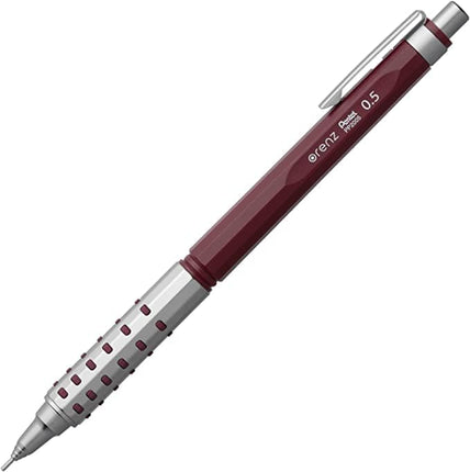 Pentel Mechanical Pencil Orenz AT Dual Grip 0.5mm, Dark Red, XPP2005-B, Set of 3