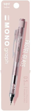 Tombow Mechanical Pencil MONO graph 0.5 Limited Pastel Color, 0.5mm, Glass Pink, DPA-149D
