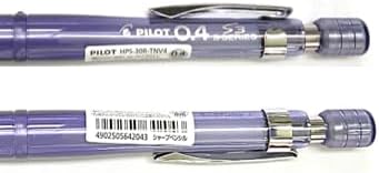 PILOT Mechanical Pencil S3, 0.4mm, Transparent Navy, ?HPS-30R- TNV4