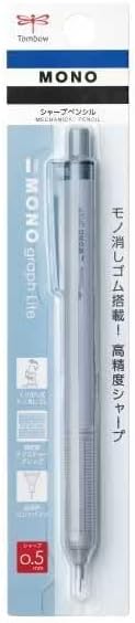 Tombow Mechanical Pencil MONO graph Lite 0.5, 0.5mm, Grayish Blue, DPA-122C, Set of 10