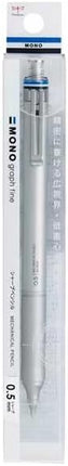 Tombow Mechanical Pencil MONO graph fine 0.5, 0.5mm, Silver, DPA-112A, Set of 3