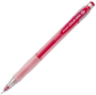 PILOT Color Mechanical Pencil Color Eno, 0.7mm, Red, HCR-12R-R7, Set of 10