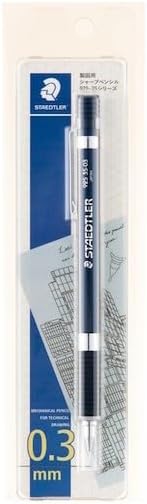 STAEDTLER Drafting Mechanical Pencil, 925 35, 0.3mm, Blister Pack, 92535 03BK
