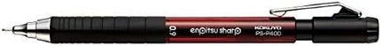 KOKUYO Mechanical Pencil Enpitsu Sharp TypeM Rubber Grip, 0.9mm Red PS-P400R-1P, Set of 5