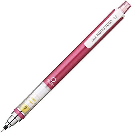 uni Mitsubishi Pencil Mechanical Pencil, Kuru Toga Standard Model, 0.3mm, Pink, M3-450 1P, M34501P.13, Set of 4