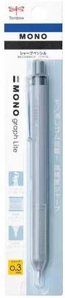 Tombow Mechanical Pencil MONO graph Lite 0.3, 0.3mm, Grayish Blue, DPA-121C