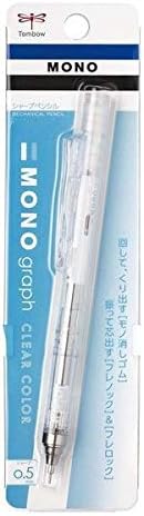 Tombow Mechanical Pencil MONO graph 0.5 Clear Color, 0.5mm, Clear, DPA-138A, Set of 10