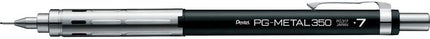 Pentel Mechanical Pencil PG-METAL350 0.7mm, Black, PG317-A