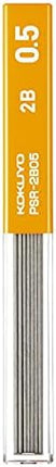 KOKUYO Mechanical Pencil Lead Refill 0.5mm 2B, Packed, SR-2B05-1P, Set of 10