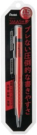 Pentel Mechanical Pencil Smash 0.5mm, Red, Packed, XQ1005-B