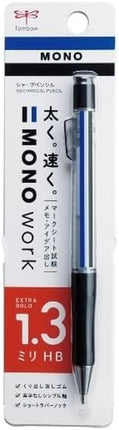 Tombow Mechanical Pencil for Mark Sheets, MONO work, 1.3mm, MONO Color, DPB-151A, Set of 5