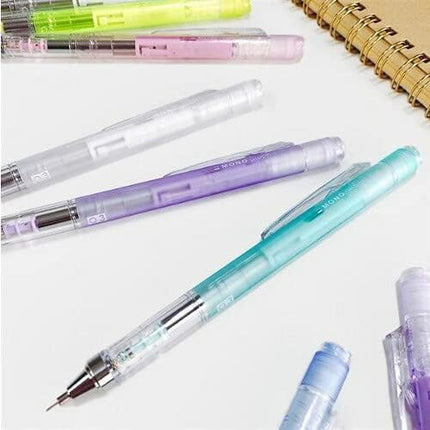 Tombow Mechanical Pencil MONO graph 0.5 Clear Color, 0.5mm, Clear Pink, DPA-138E, Set of 10