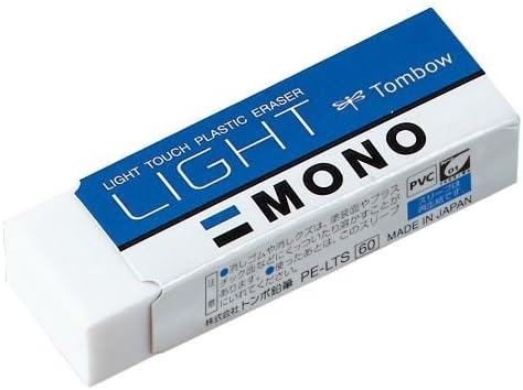 Tombow, Eraser, MONO Light S, PE-LTS, Set of 10