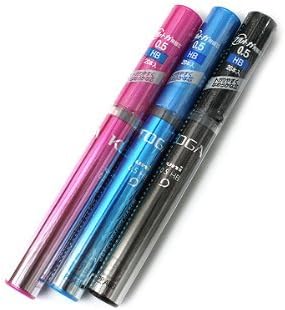 uni Mitsubishi Pencil Mechanical Pencil Lead Refill for Kuru Toga 0.5mm HB Blue, U05203HB.33