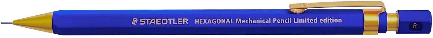 STAEDTLER HEXAGONAL Mechanical Pencil, Limited Edition, 0.5mm, Blue, Version 2, 92577-05L2
